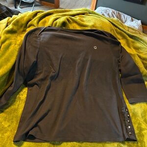 Black Long Sleeve Shirt Chase bank